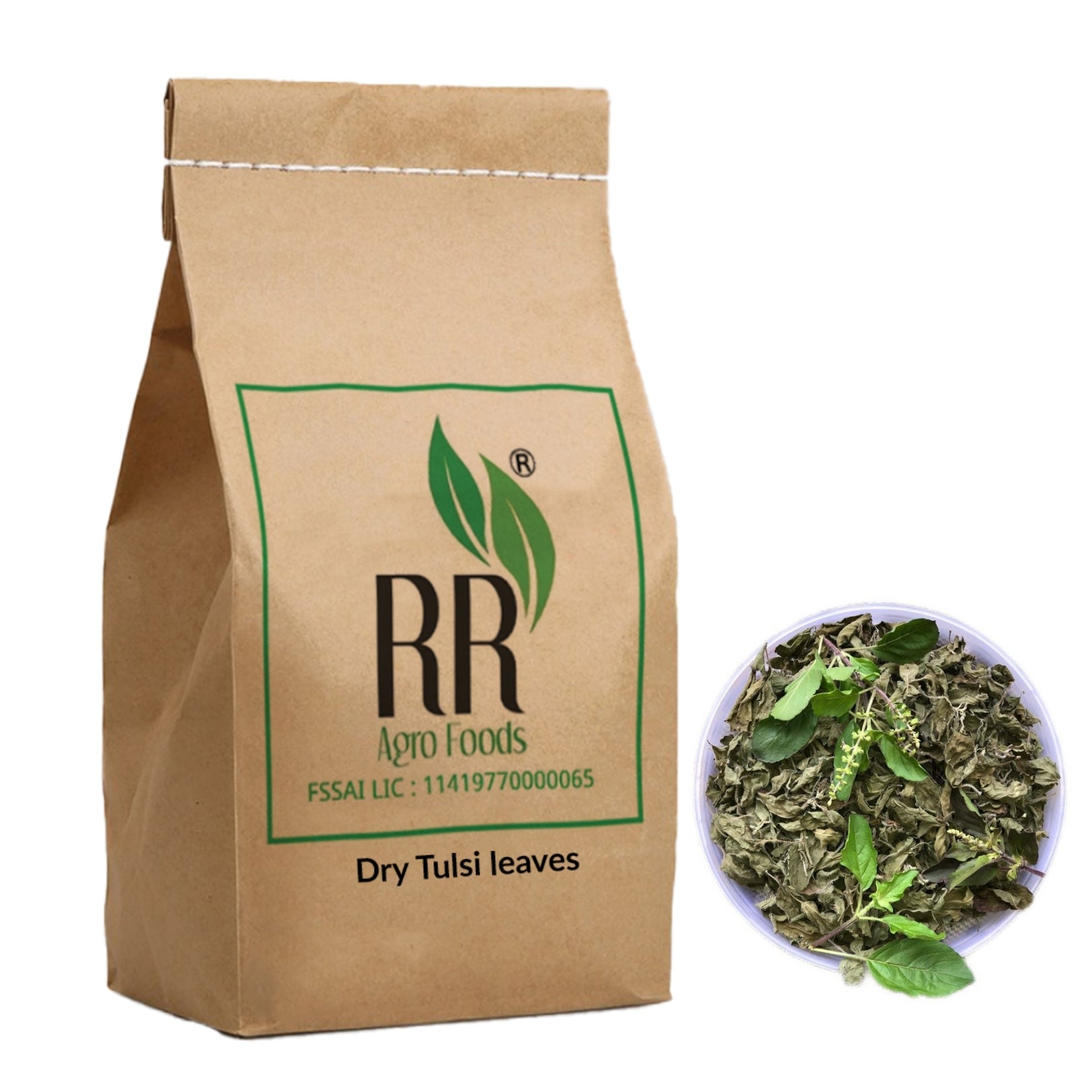 RR Agro Foods 100% Pure Dry Tusli Leaves Tea | Rama Tulsi | Immunity Booster