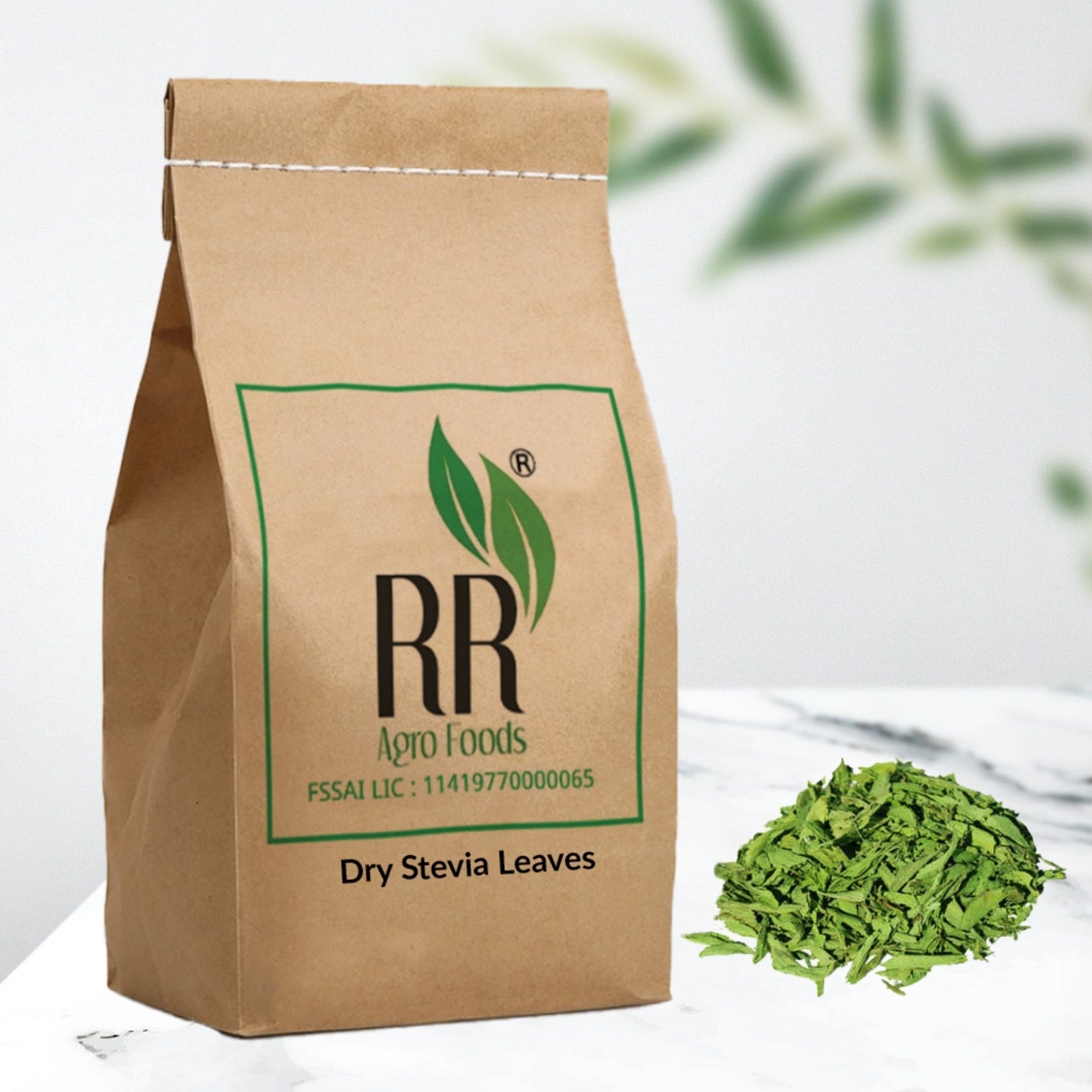 RR Agro Foods Premium Stevia Leaves | Natural Sweetner | Calorie Free | Immunity Booster