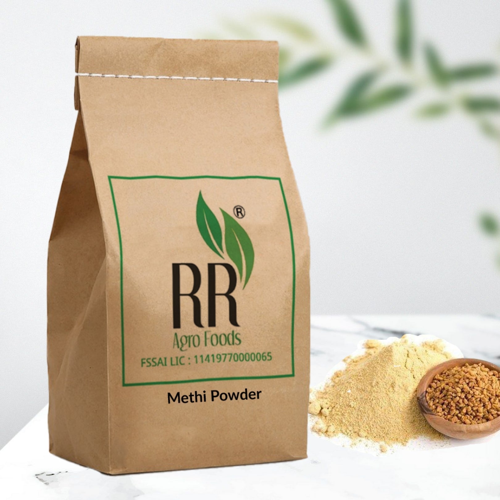 RR Agro Foods 100% Pure & Natural Fenugreek (Methi) Seed Powder For Hair Growth