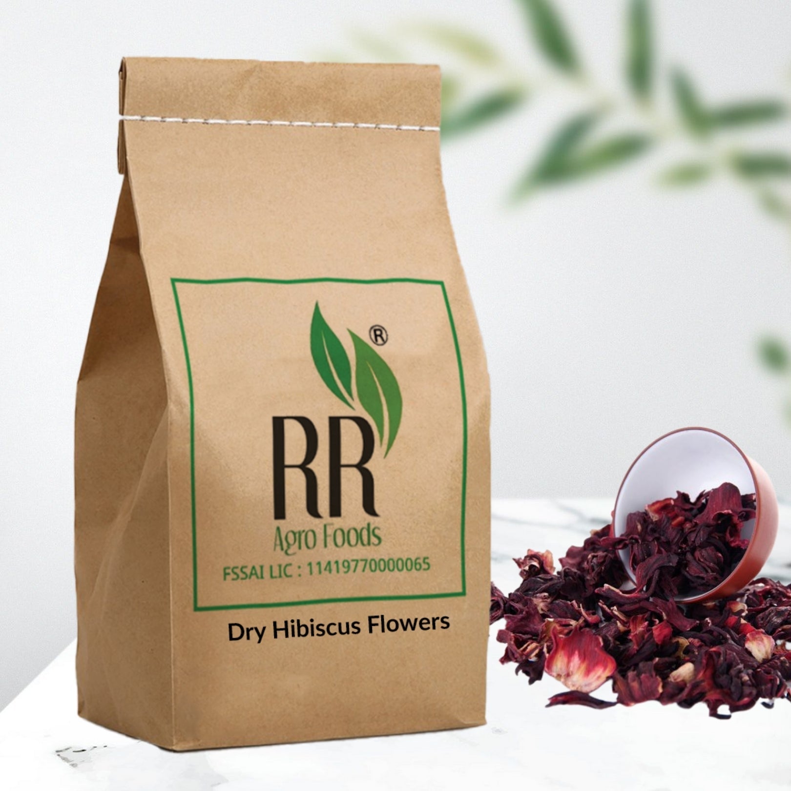RR Agro Foods 100% Natural Dry Hibiscus Flower Tea  For Weight Loss|Glowing Skin|Herbal Tea