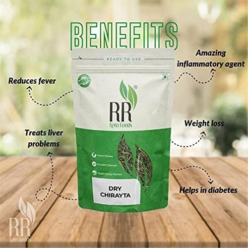 RR Agro Foods Dry Chiraita Asli  (Kal Megh)