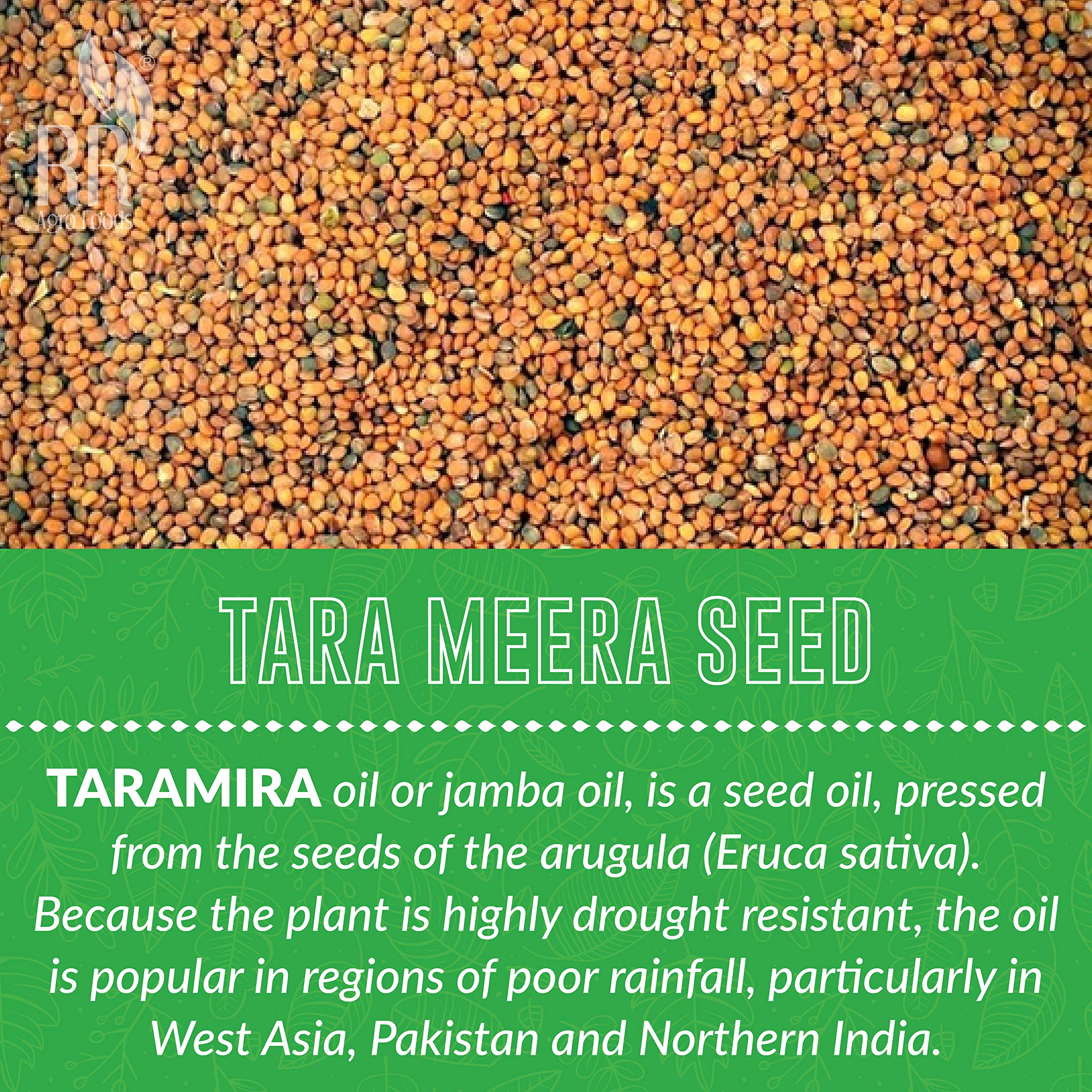 R R AGRO FOODS Natural Taramira Seeds  | Tarameera Seed | Eruca Sativa | Sarishapa | Rocket Seeds
