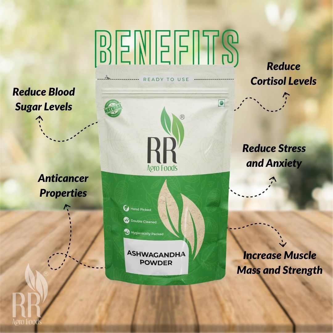 RR Agro Foods Pure Ashwagandha Root Powder 250 GMS