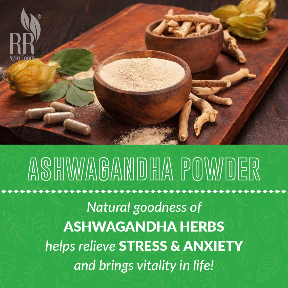 RR Agro Foods Pure Ashwagandha Root Powder 250 GMS