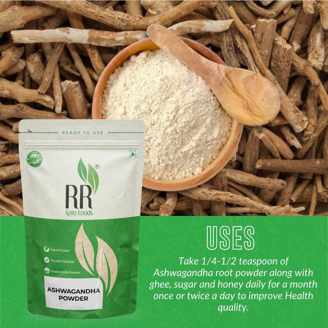 RR Agro Foods Pure Ashwagandha Root Powder 250 GMS