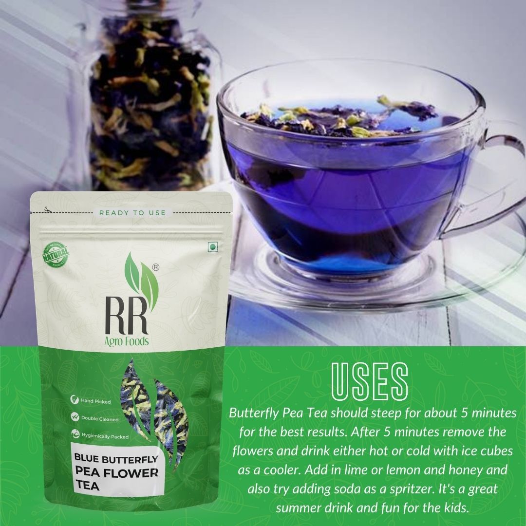 Blue Tea | Butterfly Pea Flower Tea | Rich in Antioxidants | Cooler Cocktails