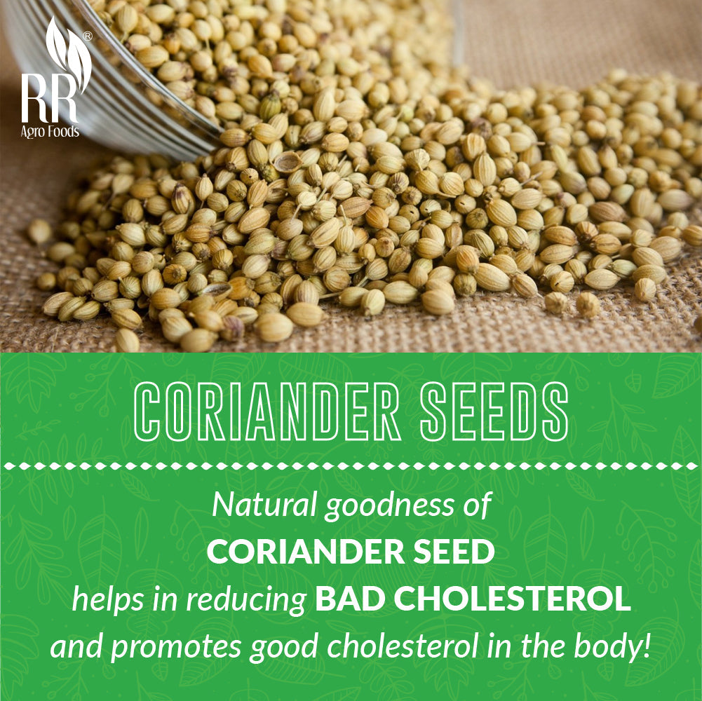 RR Agro Foods Dhaniya Whole Dry Green (Coriander Seed) 250 GMS