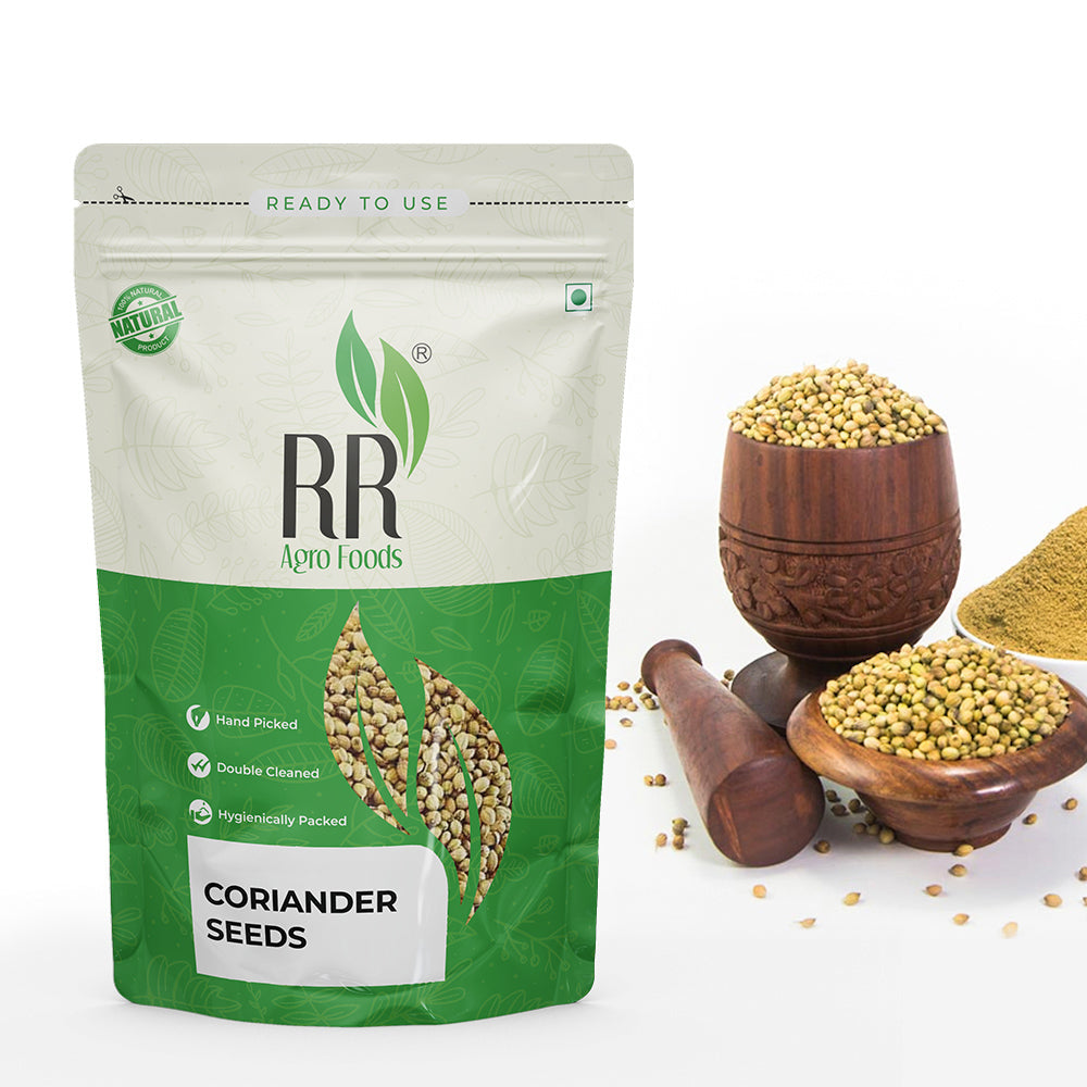 RR Agro Foods Dhaniya Whole Dry Green (Coriander Seed) 250 GMS