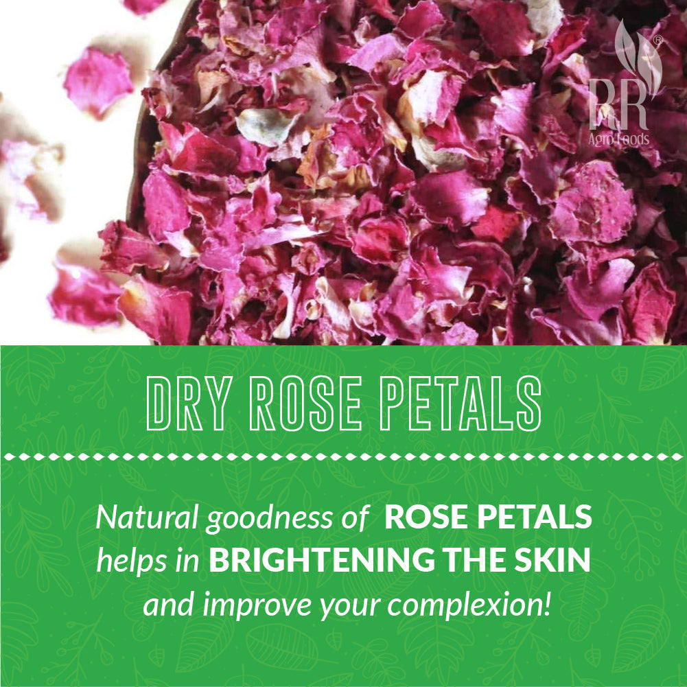 RR Agro Foods Premium Dry Rose Petals