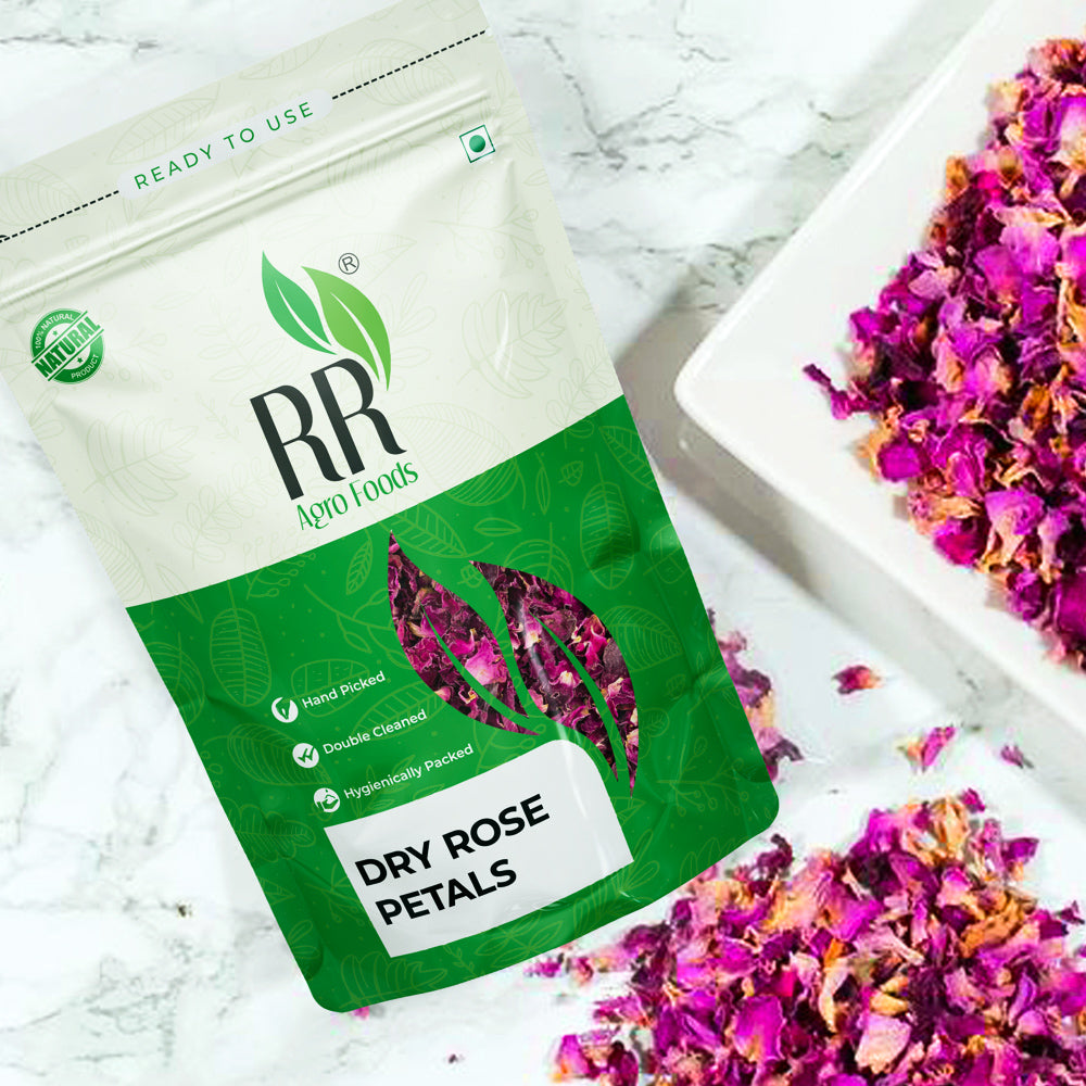 RR Agro Foods Premium Dry Rose Petals
