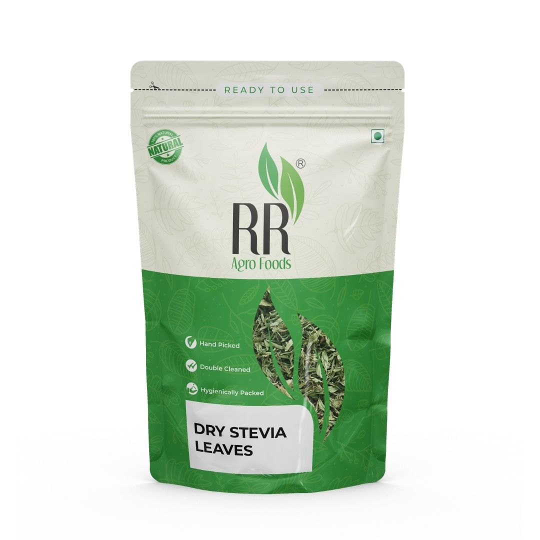 RR Agro Foods Premium Stevia Leaves | Natural Sweetner | Calorie Free | Immunity Booster
