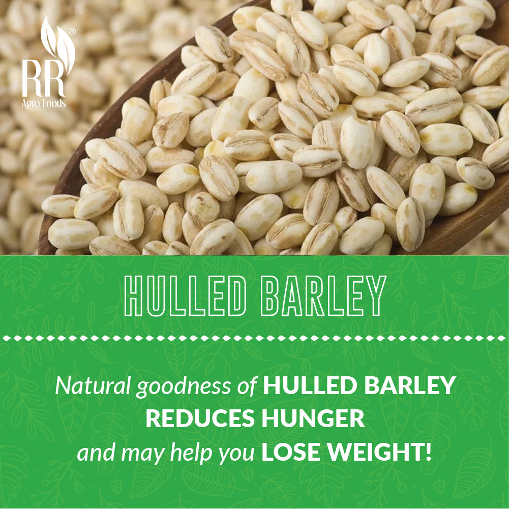 RR Agro Foods Naturally Processed Hulled Barley Jou Without Husk