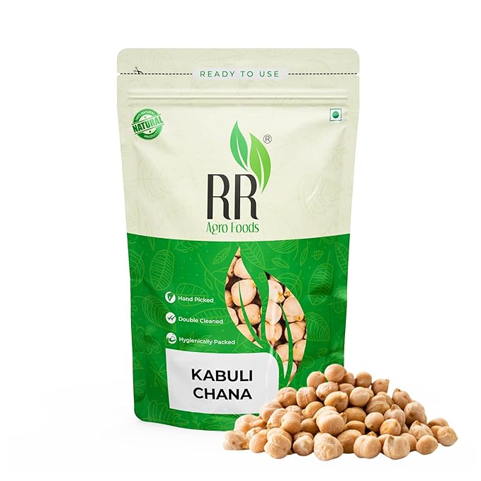 RR Agro Foods Kabuli Chana (Chickpeas)  – Garbanzo Beans - High Protein - Chole chana - Chickpeas