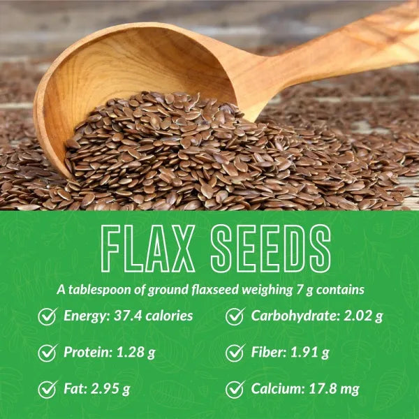 RR Agro Foods 100% Natural Fiber & Omega-3 Rich Flax Seeds