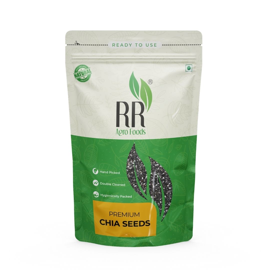 RR Agro Foods Premium Chia Seeds | Nutrient-Rich Superfood for Smoothies