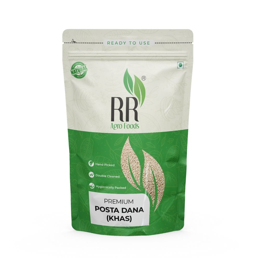 RR Agro Foods 100% Natural A Grade Poppy Seed | Khus Khus Posto Dana | Posto Dana for Eating