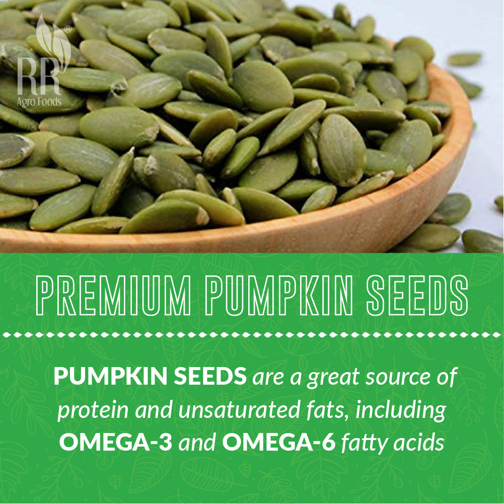 RR Agro Foods Pumpkin Seeds (High in Protein & Gluten-free Superfood)