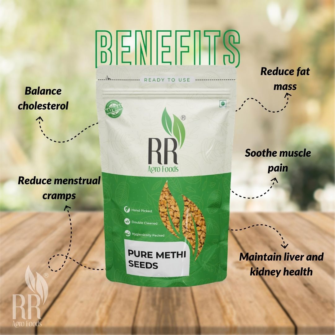 RR Agro Foods 100% Natural Fenugreek Seeds (Methi)