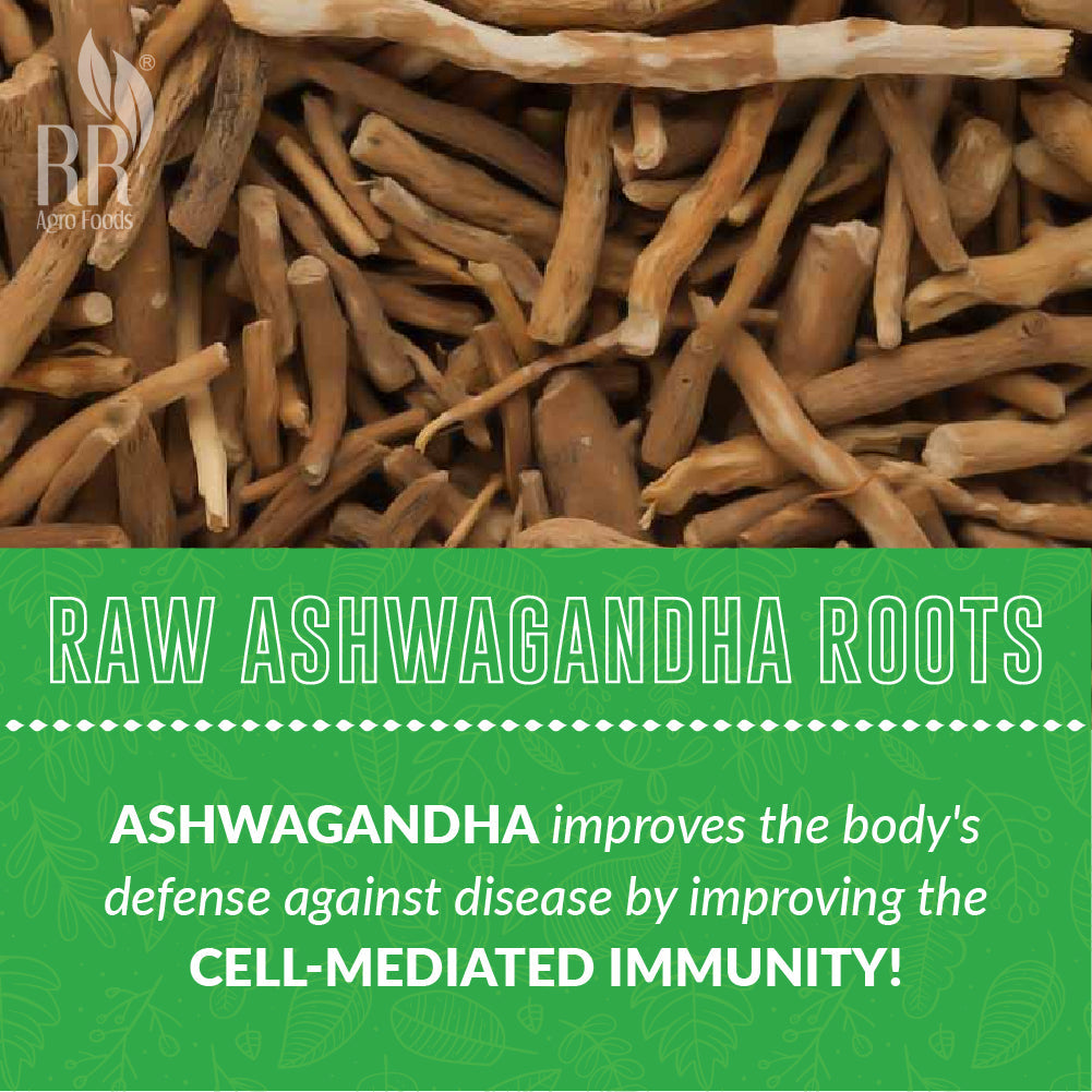 RR Agro Foods 100 % Natural Ashwagandha Roots (Withania somnifera)
