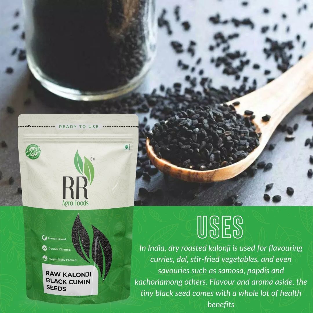 RR Agro Foods 100% Natural Kalonji | Black Cumin Seed | Kala Jeera