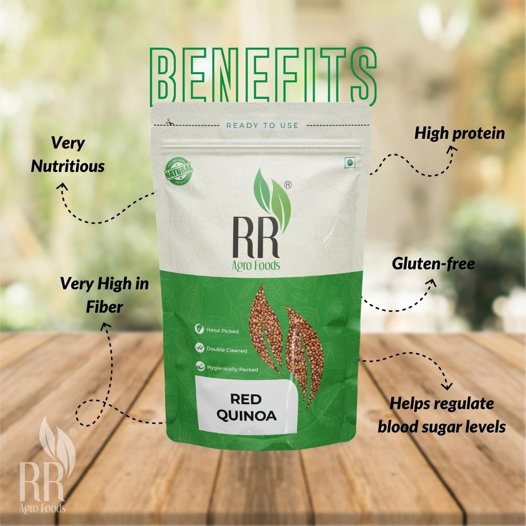 RR Agro Foods Red Quinoa | All Natural | Grown in India