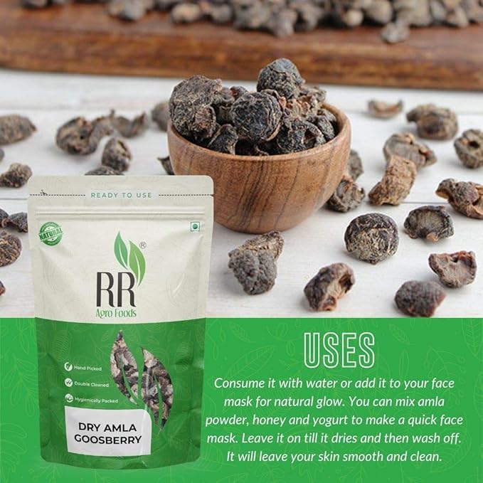 RR AGRO FOODS Amla Dried Whole Indian Gooseberry