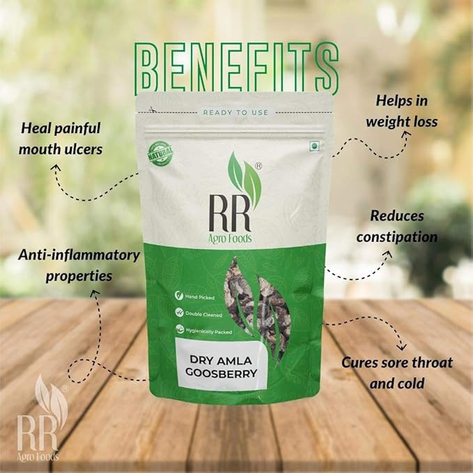RR AGRO FOODS Amla Dried Whole Indian Gooseberry