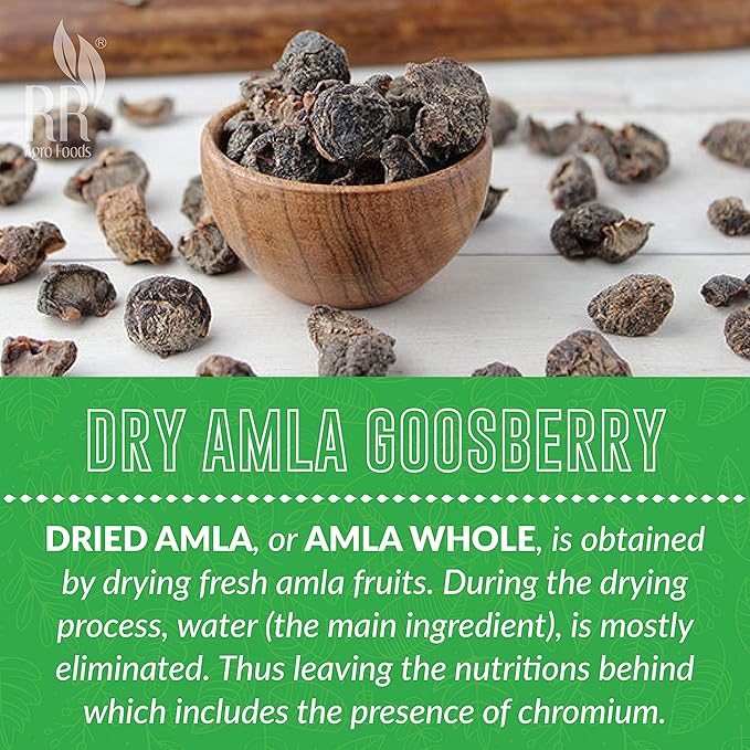 RR AGRO FOODS Amla Dried Whole Indian Gooseberry