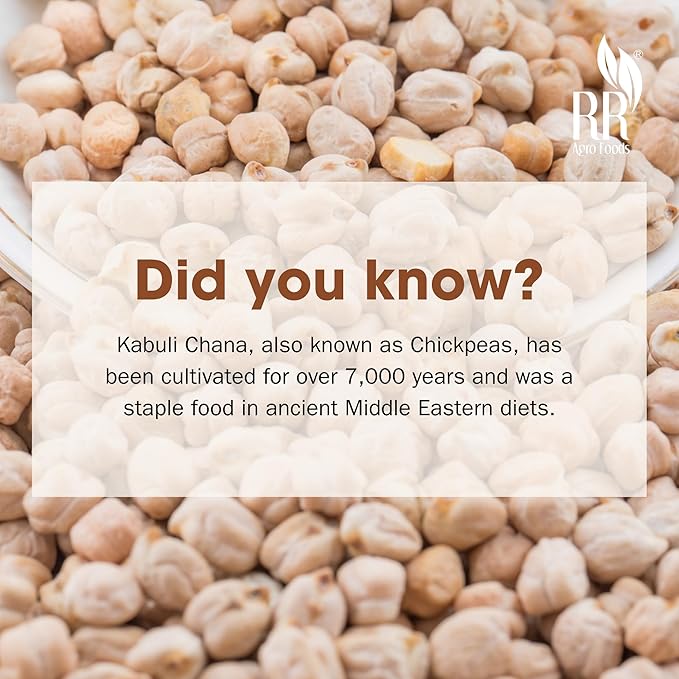 RR Agro Foods Kabuli Chana (Chickpeas)  – Garbanzo Beans - High Protein - Chole chana - Chickpeas