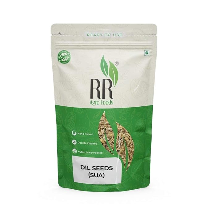 RR AGRO FOODS Premium SUA Seeds,(Dill Seeds/Shata pushpa/Saluka)