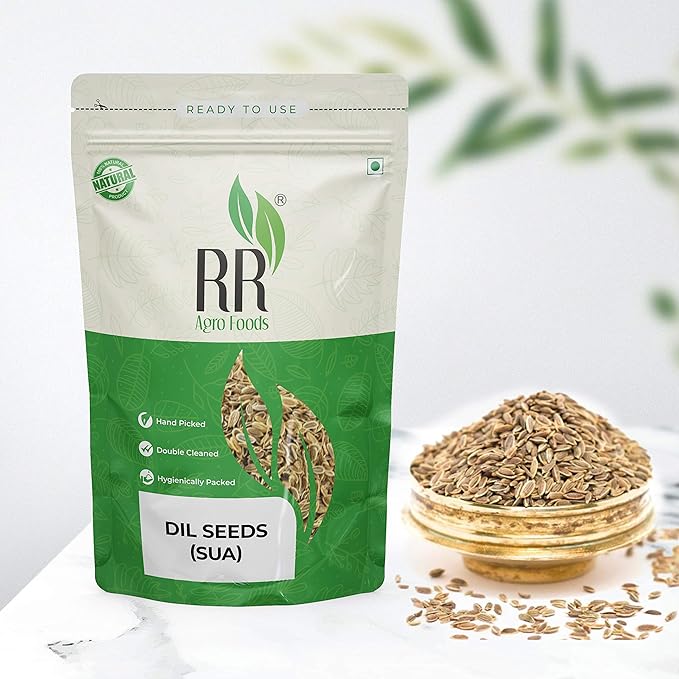 RR AGRO FOODS Premium SUA Seeds,(Dill Seeds/Shata pushpa/Saluka)